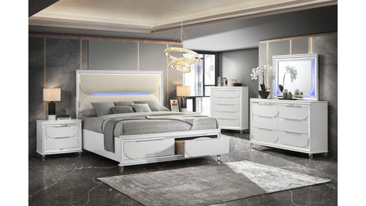 RACHEL COMPLETE KING AND QUEEN BEDROOM SET