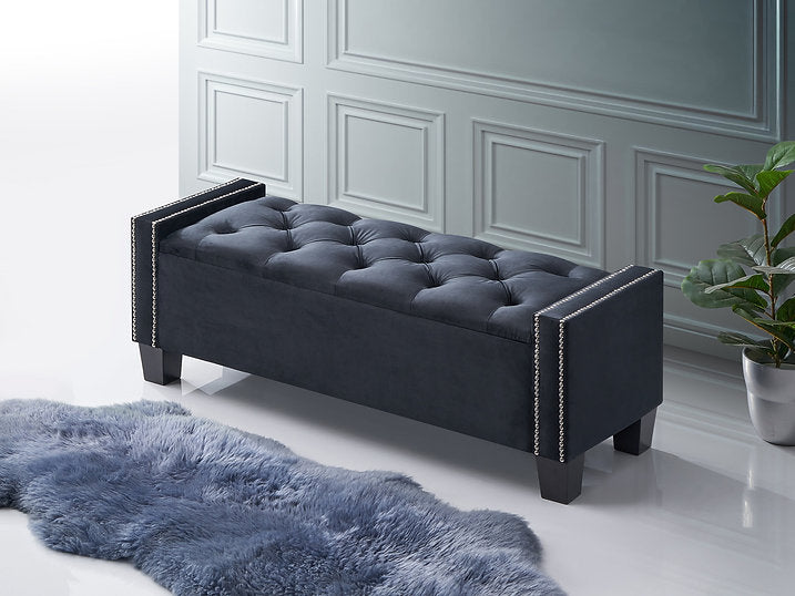 IF 6200/01/02 Grey, Black, Creme valvet Bench