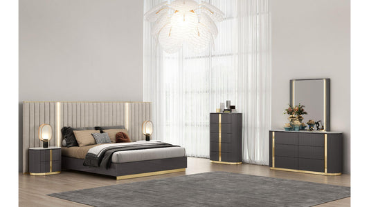 MADRID -KING AND QUEEN BEDROOM COMPLETE SET