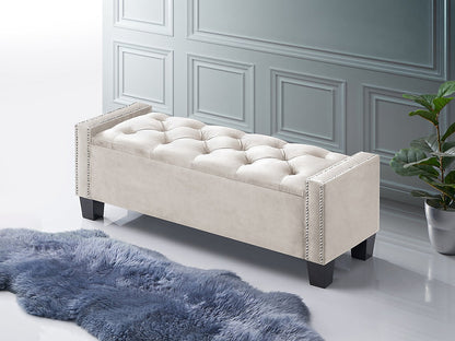 IF 6200/01/02 Grey, Black, Creme valvet Bench