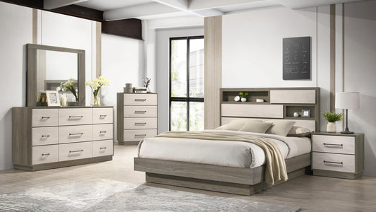 GEM 4PC KING AND QUEEN BEDROOM SET